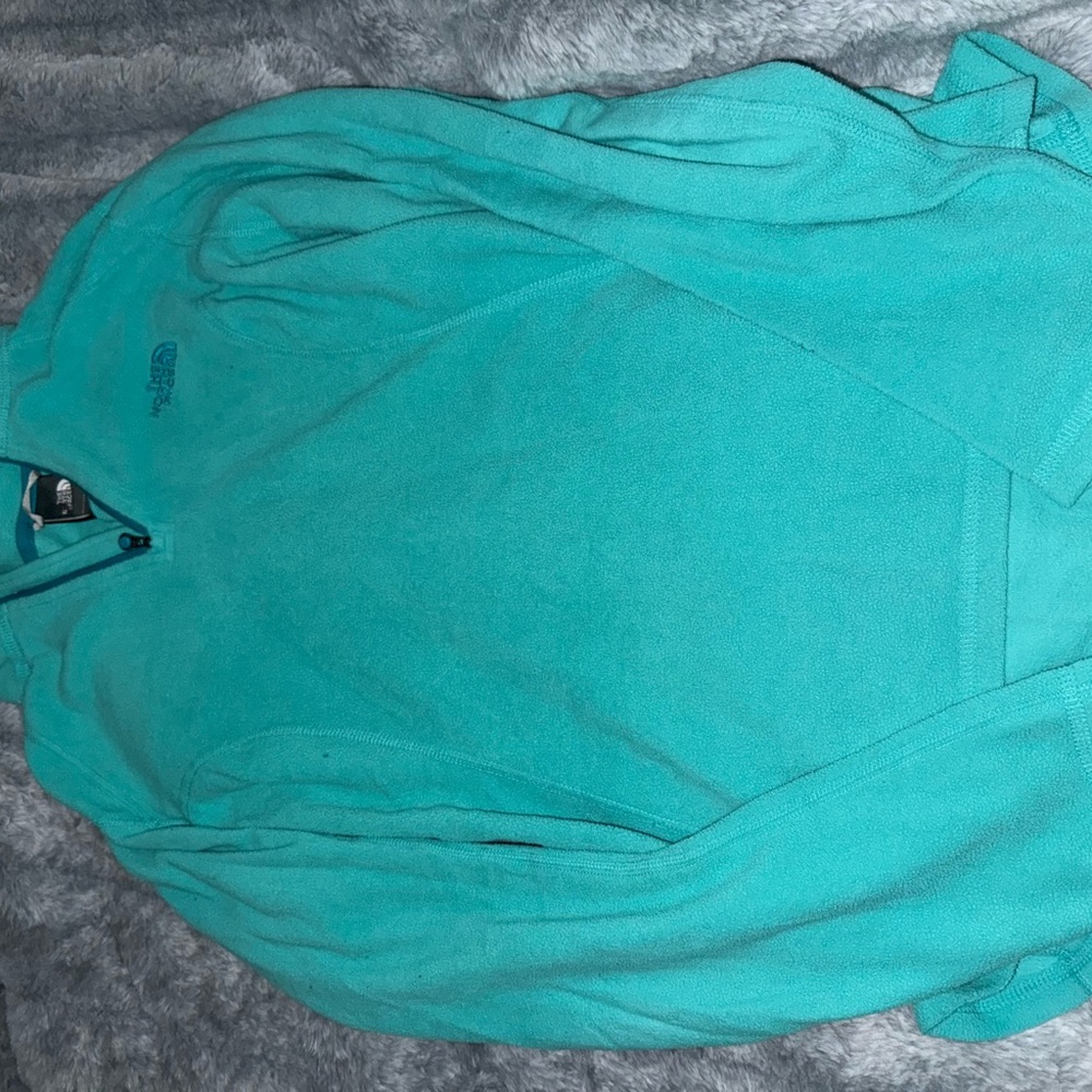 The North Face Turquoise Fleece Pullover